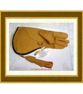 Gant cuir jaune naturel 36.5cm