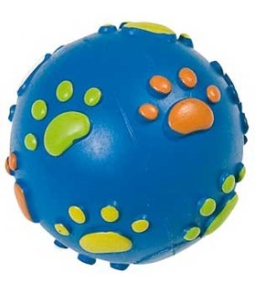 Balle en caoutchouc avec pattes