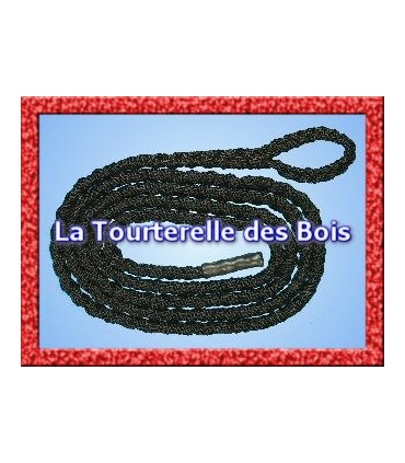 Longe tressée avec boucle 1.20 mètre -Standard