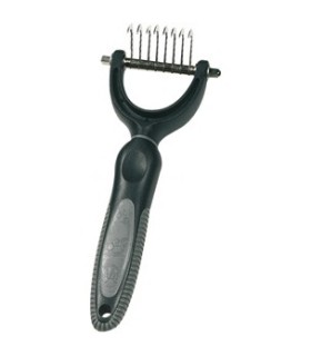 Black Line Peigne démeloir rateau 8 dents rond  Small