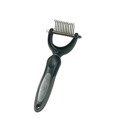 Black Line Peigne démeloir rateau 12 dents rond  Small