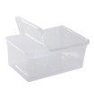 BOÎTE BRAPLAST, TRANSPARENTE 1.3 LITRES / 18 × 7 × 12  CM