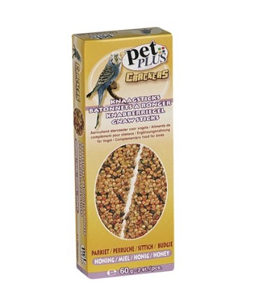 PP cracker perruche avec miel 2 pièces