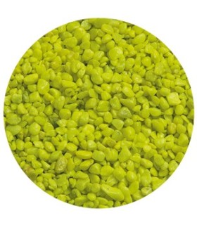 AQUALITY Gravier pour aquarium NEON jaune 1  Kg