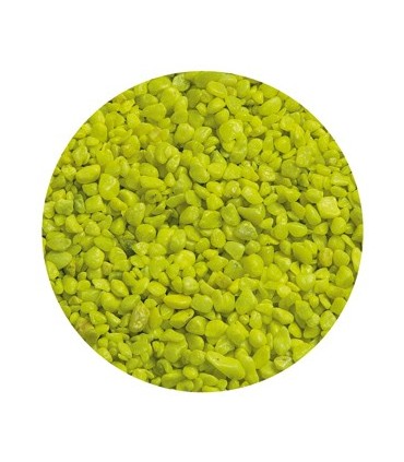 AQUALITY Gravier pour aquarium NEON jaune 1  Kg