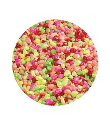 AQUALITY Gravier pour aquarium NEON rainbow  1 Kg