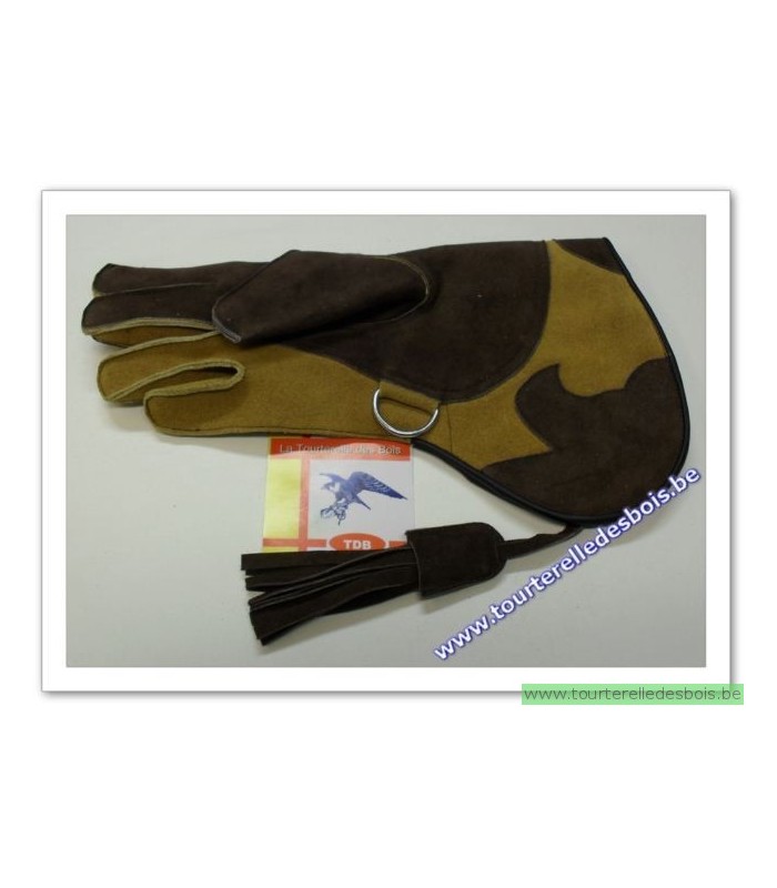 Gant cuir de suede Small marron / camel -34 cm - nDROIT
