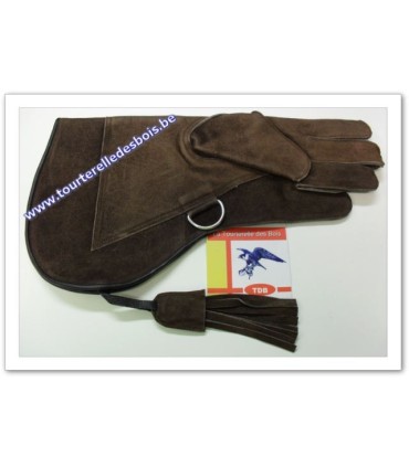 Gant  pour aigle camel de 39 cm .