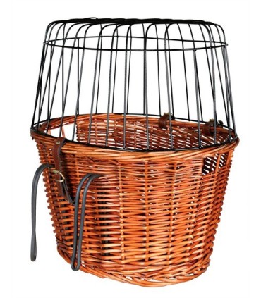 Panier vélo osier avec grillage44x48x33 cm