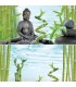 TETRA DECO ART POSTER BOUDDHA ET BAMBOU