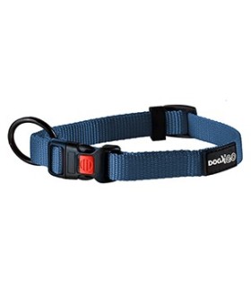 DOGX TO GO COLLIER NYLON BLEU - SMALL