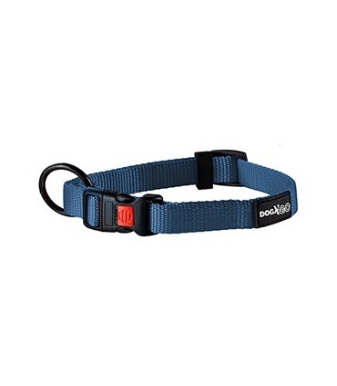 DOGX TO GO COLLIER NYLON BLEU - SMALL