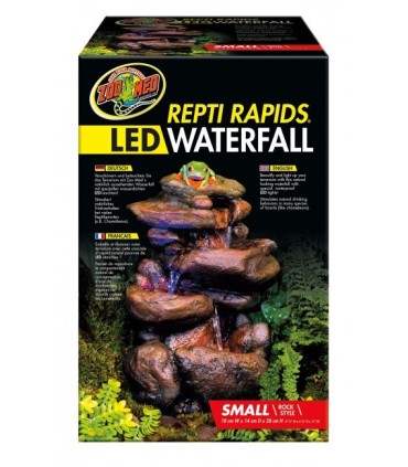 ZM REPTIRAPIDS LED WATERFALL SMALL ROCK