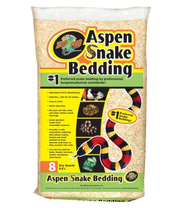 ZM ASPEN SNAKE BEDDING - 8.8 LITRES [SB-8E]