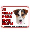 PANNEAU PVC JACK RUSSEL TERRIER POILS LISSES