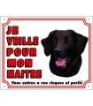 PANNEAU PVC FLAT COATED RETRIEVER