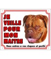 PANNEAU PVC DOGUE DE BORDEAUX