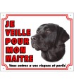 PANNEAU PVC LABRADOR RETRIEVER NOIR