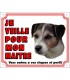 Panneau pvc Jack russel terrier poils durs