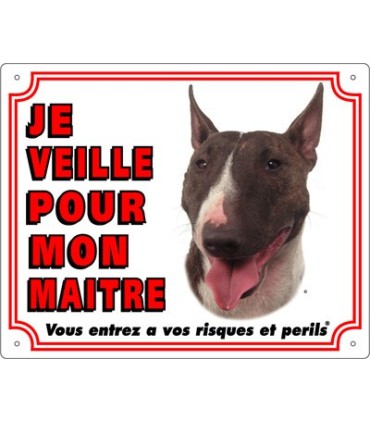 Panneau pvc Bulll terrier