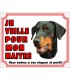 Panneau pvc Dobermann