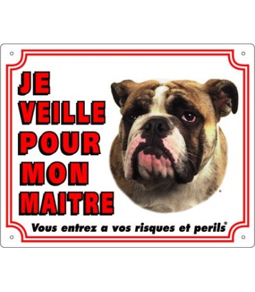 Panneau pvc Bouledogue anglais