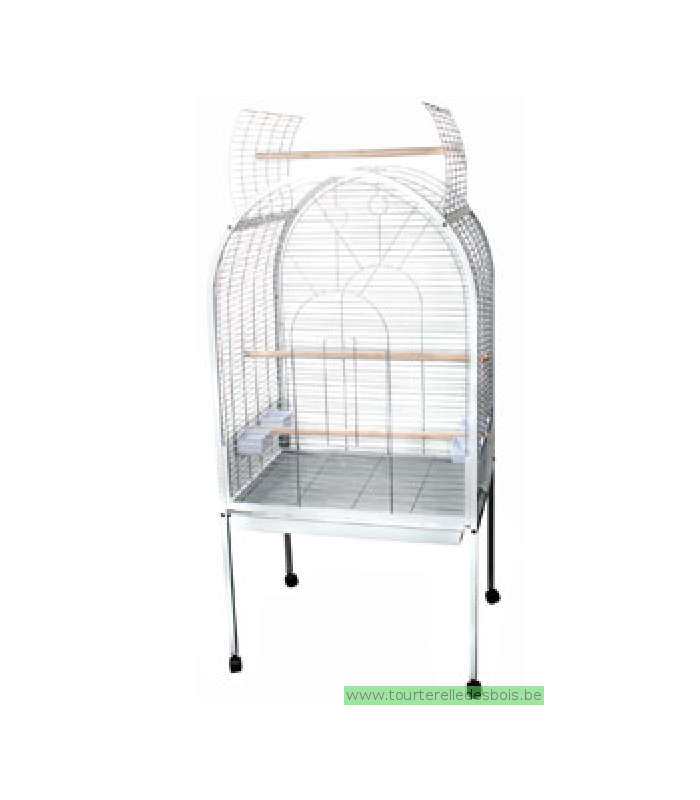 CAGE POUR PERROQUET POLLY - BLANC