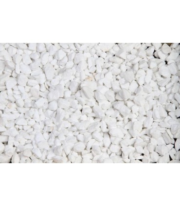 GRAVIER POUR AQUARIUM BLANC SPLIT  [ 9-11MM]  10 KG