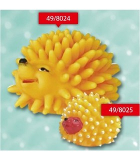 J&amp;V JOUET HERISSON VINYLE - 8X7.5CM