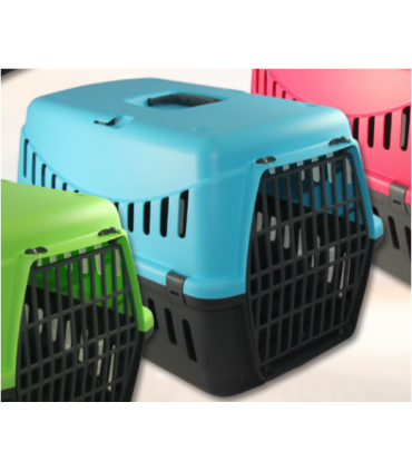 J&amp;V CAISSE TRANSPORT BLEUE - 46X31X32CM