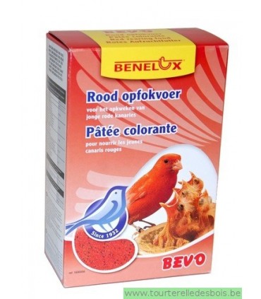 BEVO Patée colorante pour canaris rouge