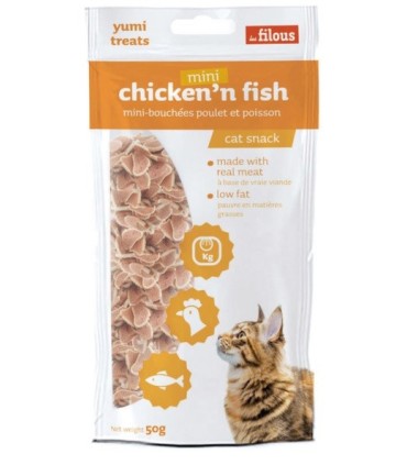 MINI CHICKEN'N'FISH -50GRS