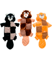 J&amp;V PELUCHE CASTOR COLORÉE AVEC COUINEUR - 40CM