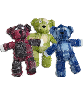 J&V PELUCHE OURS COLORÉE - 34CM