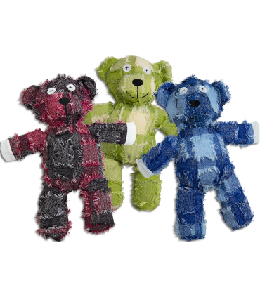 J&amp;V PELUCHE OURS COLORÉE - 34CM