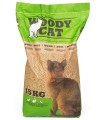 LITIÈRE À CHATS WOODY CAT - 15 KG