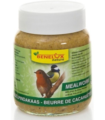 BEURRE DE CACAHUETES + VERS DE FARINE - 350GRS