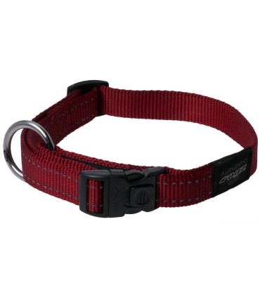 ROGZ Collier HB06C 20 MM rouge nylon