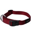 ROGZ FANBELT COLLIER HB06C-20MM ROUGE EN  NYLON