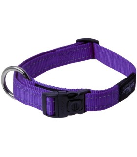 ROGZ FANBELT COLLIER HB06E-20MM MAUVE EN  NYLON