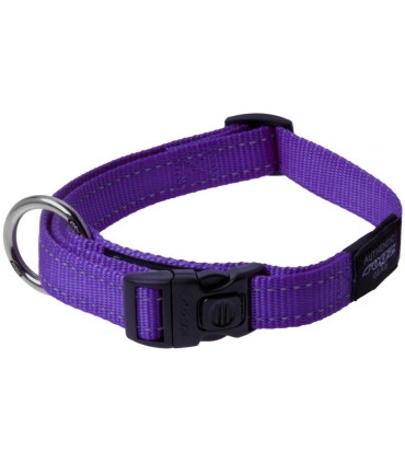 ROGZ FANBELT COLLIER HB06E-20MM MAUVE EN  NYLON