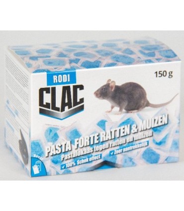 RODICLAC PASTE FORTE RATS &amp; SOURIS - 150GRS (15X10GRS)