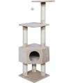 ***ARBRE A CHAT LANCELOT - BEIGE - 40X40X130CM