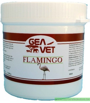 FLAMINGO - SUPPL. FOR FLAMINGOS ENRICHED WITH SPIRULINA - 500GRS