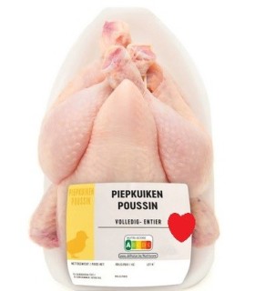 CONGELE - POUSSIN COQ DE 4 SEMAINES ( BOITE DE 7KG)