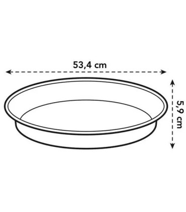 BAIN RAPACE L - 54 X 6CM - NOIR - PLASTIQUE RECYCLÉ