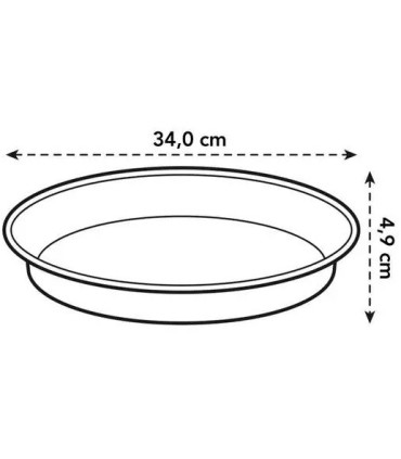 BAIN RAPACE SMALL - 34 X 5CM - NOIR - PLASTIQUE RECYCLÉ