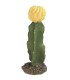 Cactus  fleur jaune 19 CM  modèle [CAC2109]