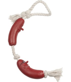 J&amp;V VINYL JOUET - SAUCISSES - 47CM