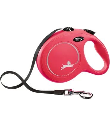 FLEXI NEW COMFORT - SANGLE - LARGE/ 8M - ROUGE